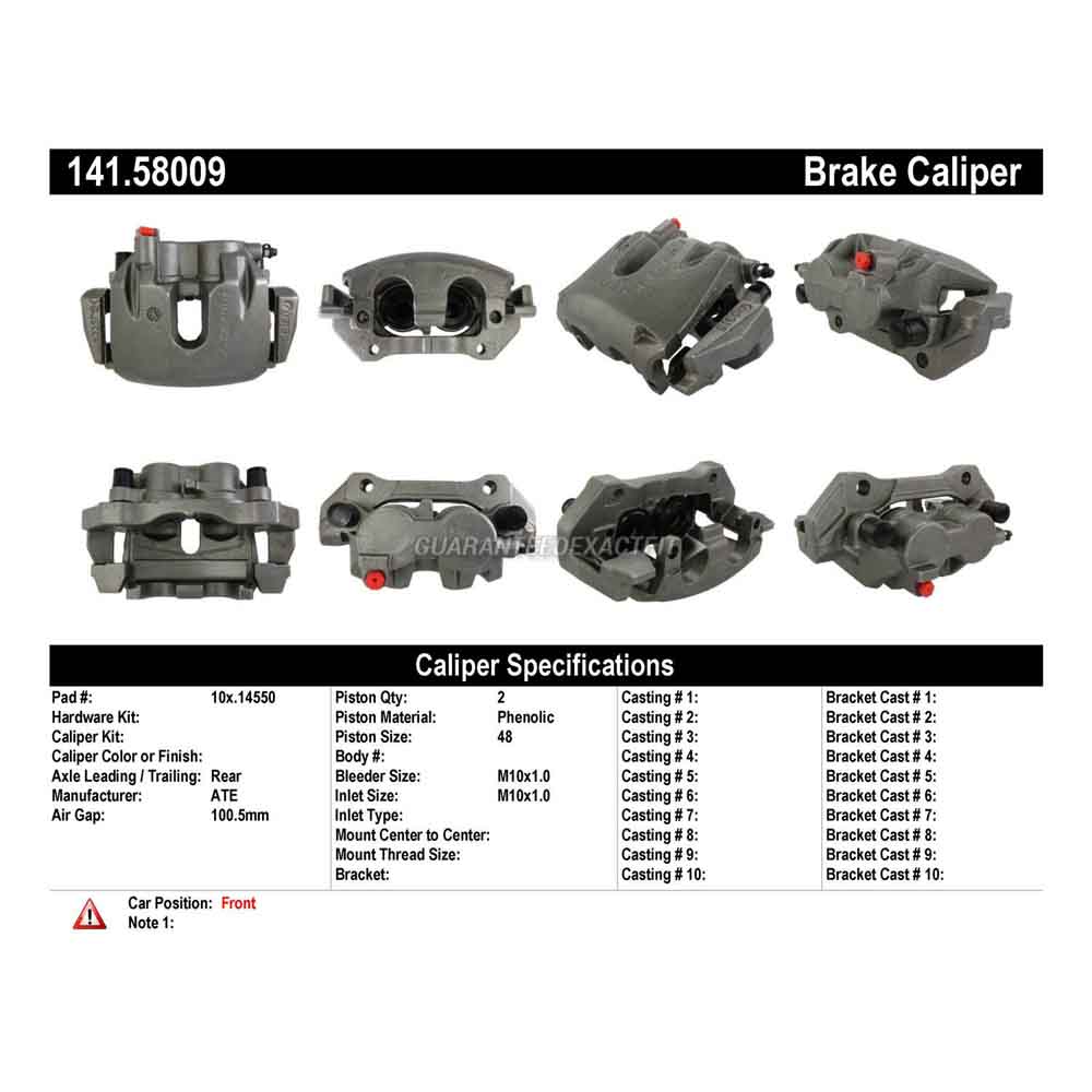 2017 Dodge Durango Brake Caliper