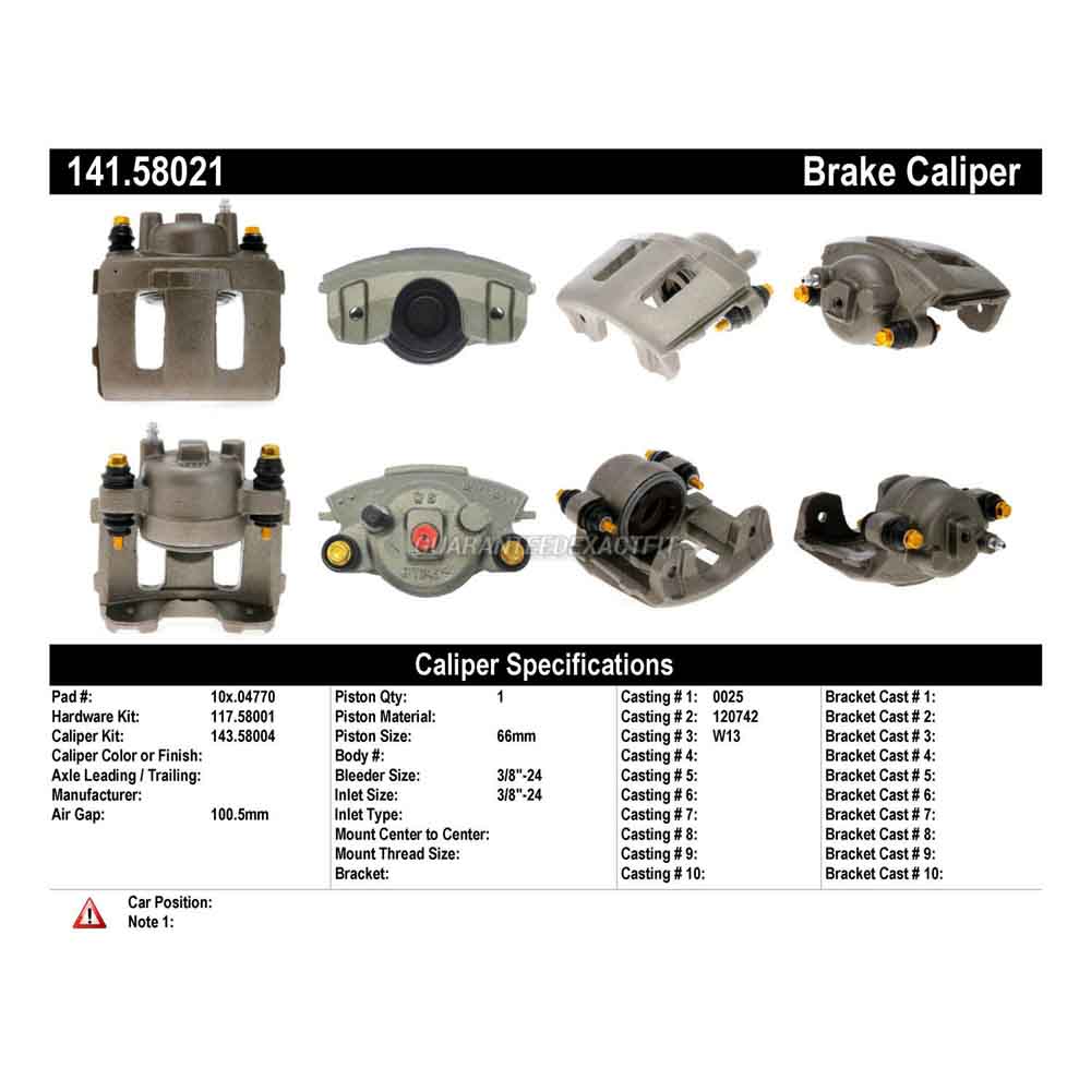 1990 Jeep Comanche Brake Caliper