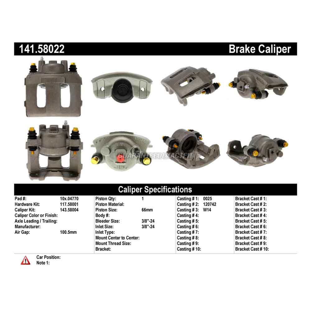 1992 Jeep Comanche Brake Caliper
