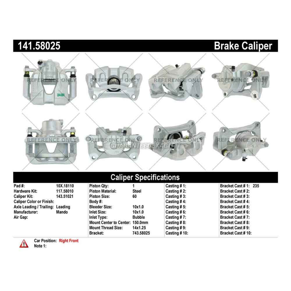 2018 Jeep Compass Brake Caliper