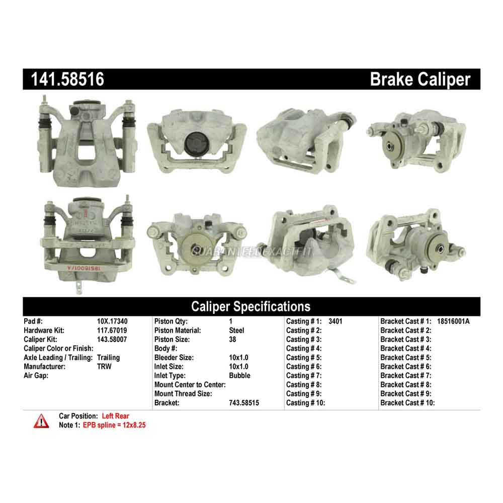 2017 Chrysler 200 Brake Caliper