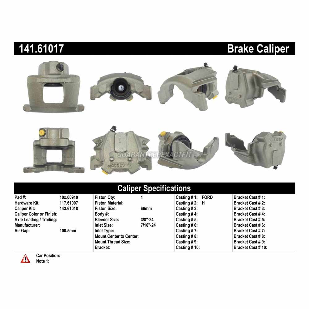 1976 Mercury Comet Brake Caliper