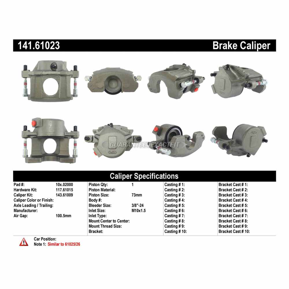 1982 Ford LTD Brake Caliper