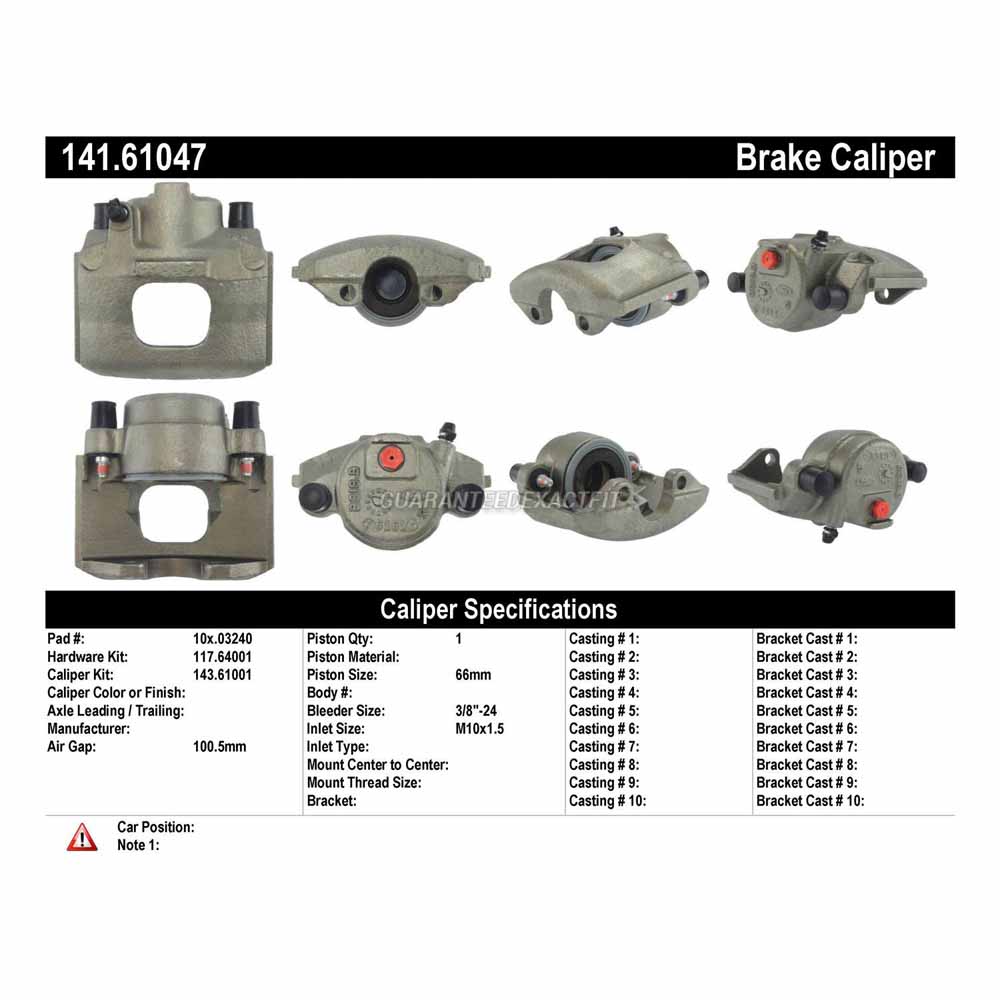 1987 Mercury Sable Brake Caliper