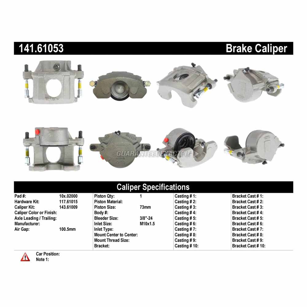 1994 Ford Crown Victoria Brake Caliper