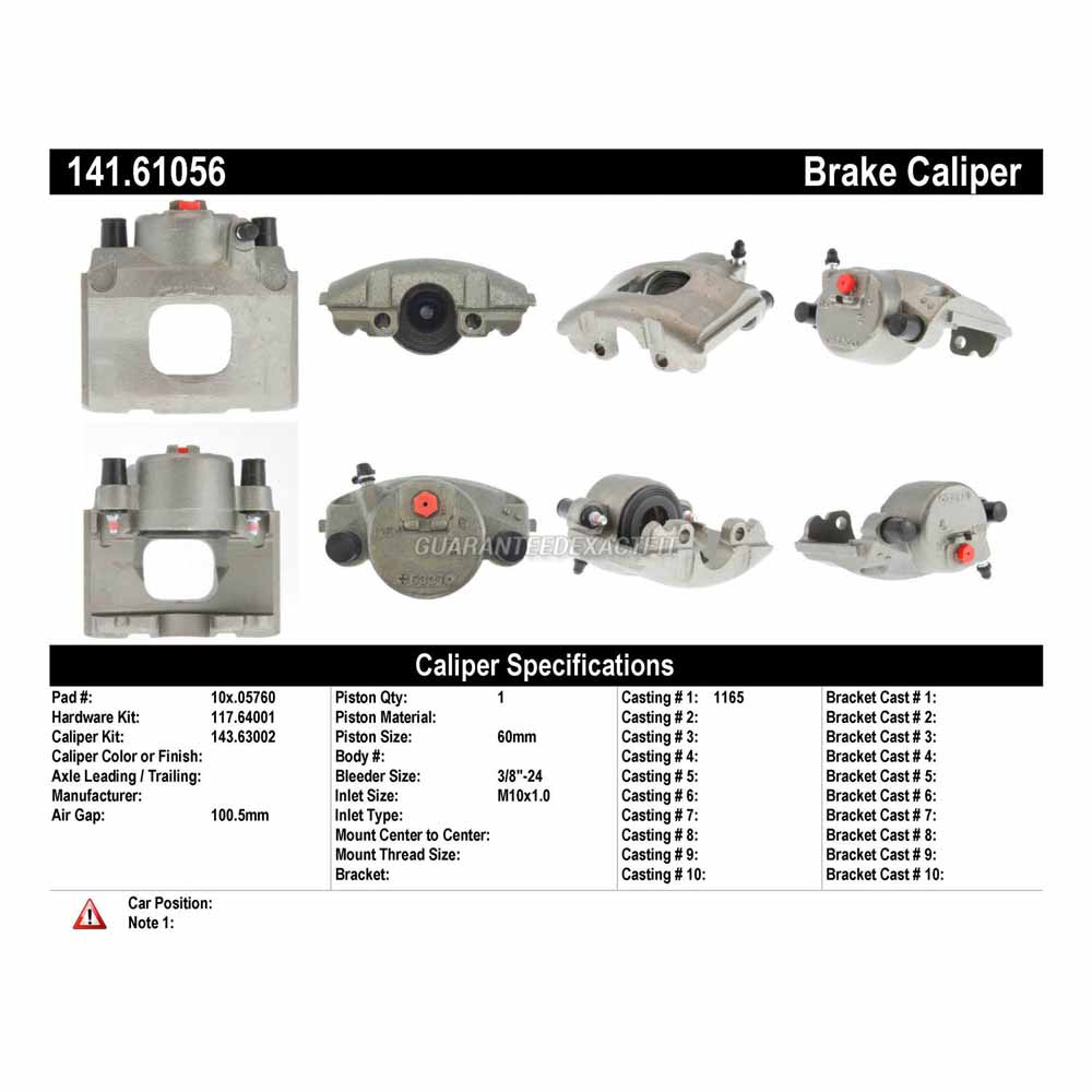 2000 Nissan Quest Brake Caliper
