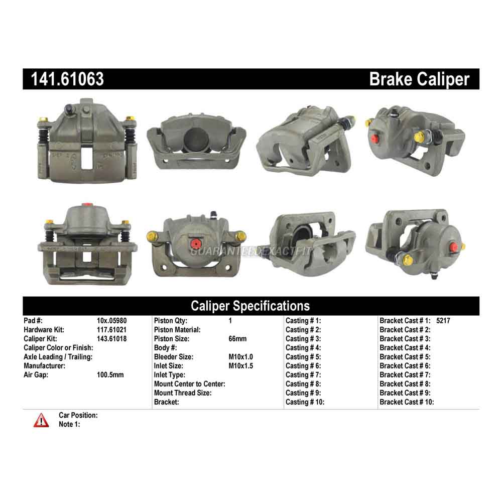 1996 Ford Thunderbird Brake Caliper