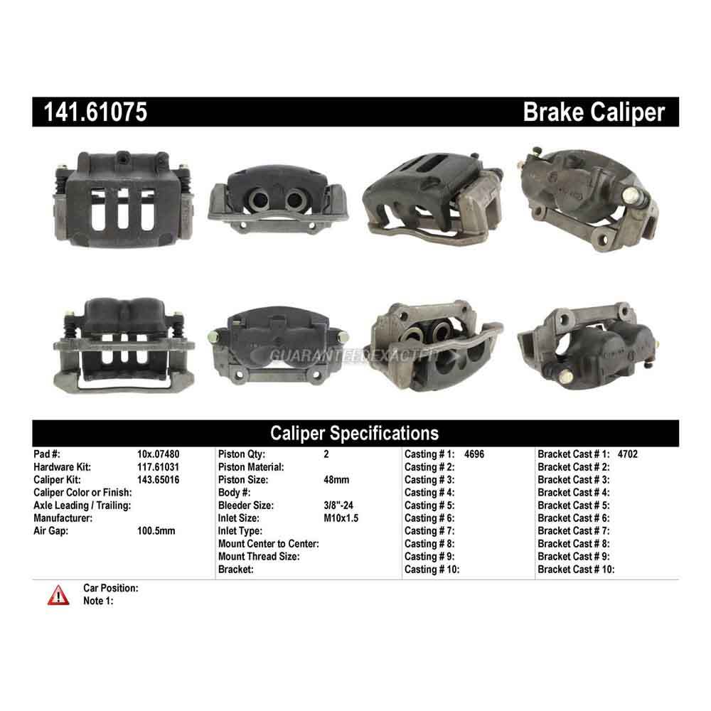 2000 Ford Crown Victoria Brake Caliper