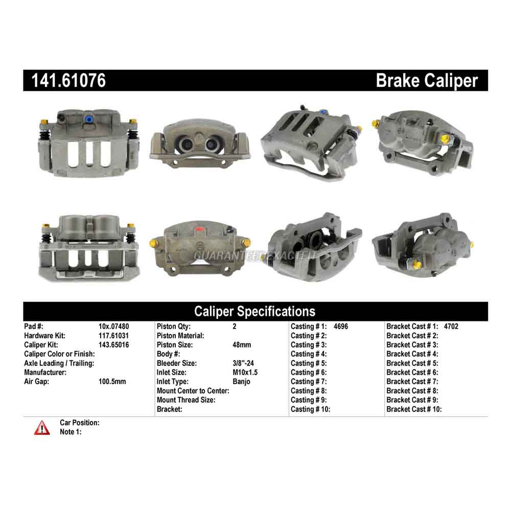 2000 Ford Crown Victoria Brake Caliper
