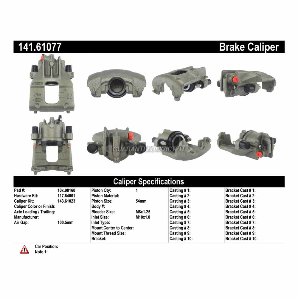 2003 Ford Focus Brake Caliper