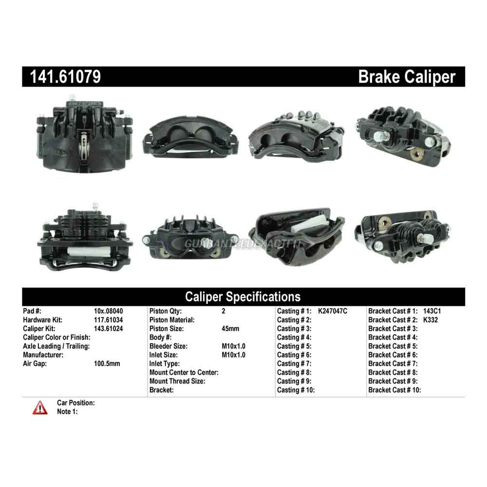 2000 Ford Mustang Brake Caliper