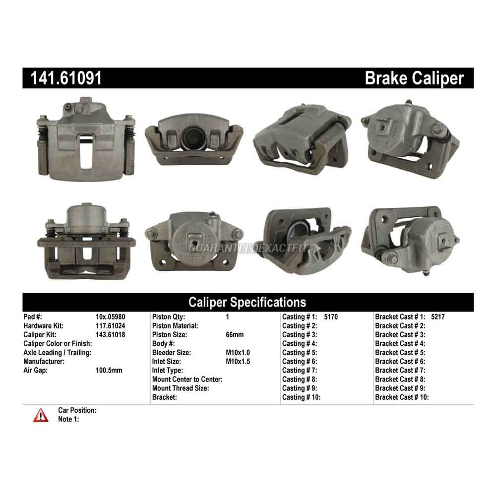 2003 Mercury Sable Brake Caliper