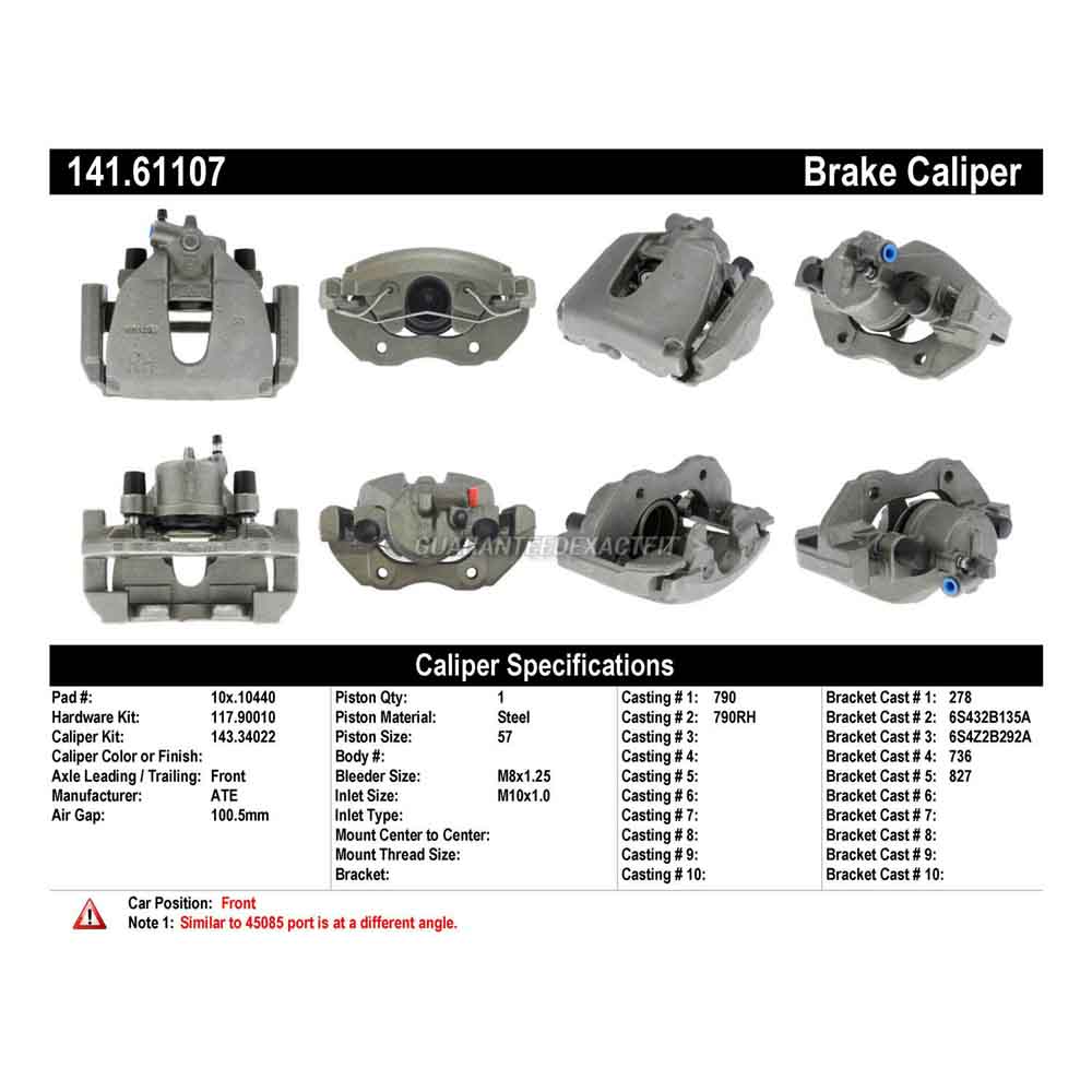 2007 Ford Focus Brake Caliper