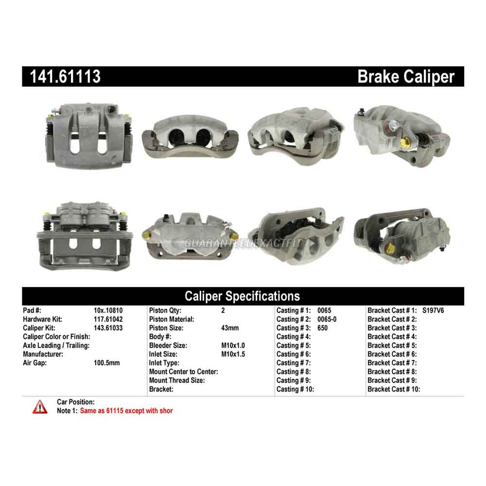 2007 Ford Mustang Brake Caliper
