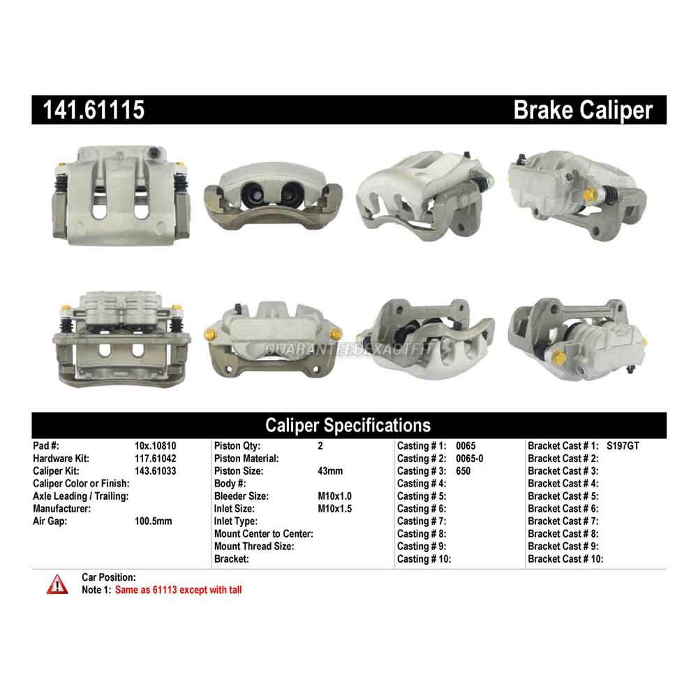 2012 Ford Mustang Brake Caliper