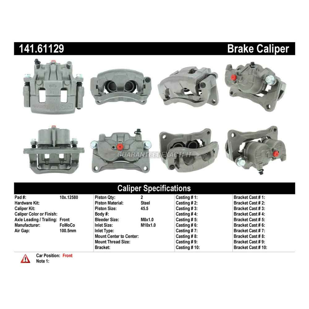 2012 Ford Edge Brake Caliper