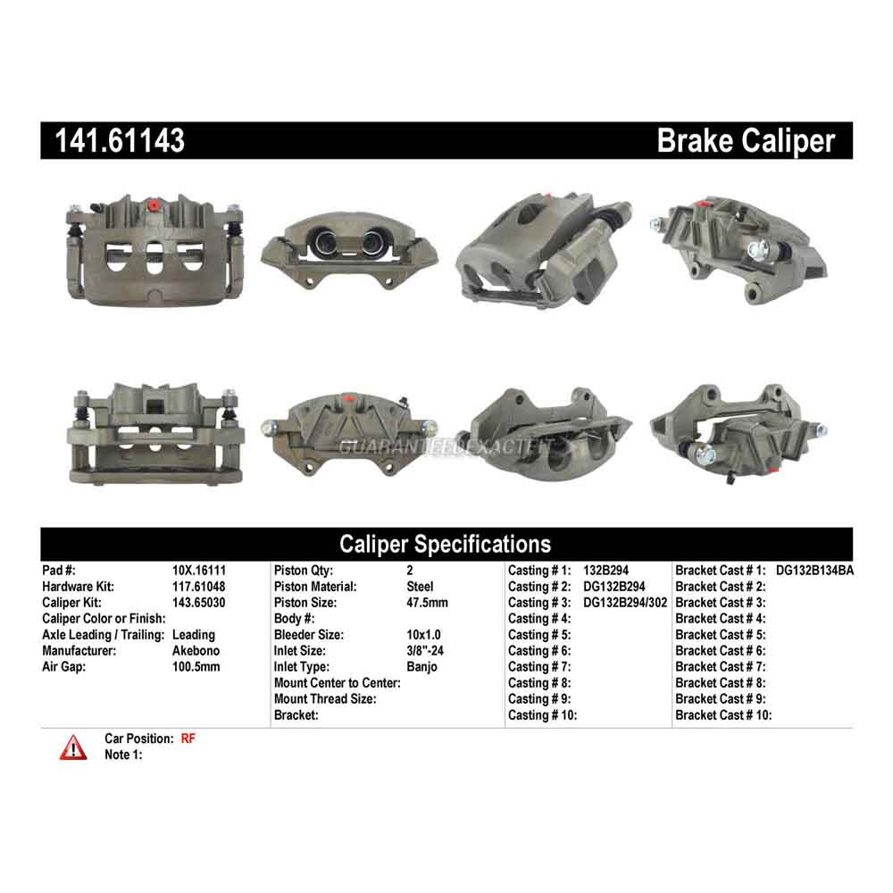 2017 Ford Flex Brake Caliper