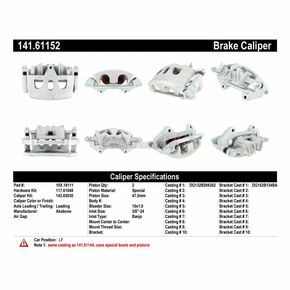 2017 Ford Explorer Brake Caliper