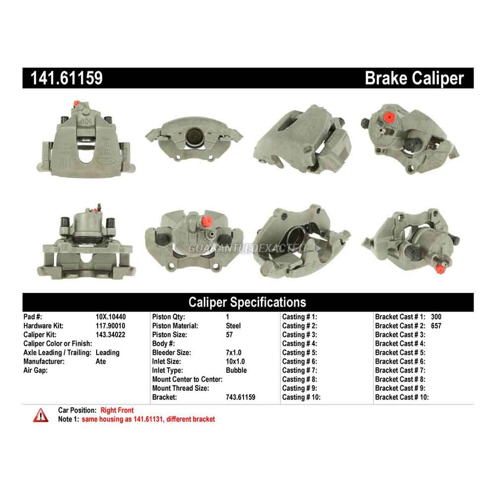 2017 Ford C-Max Brake Caliper