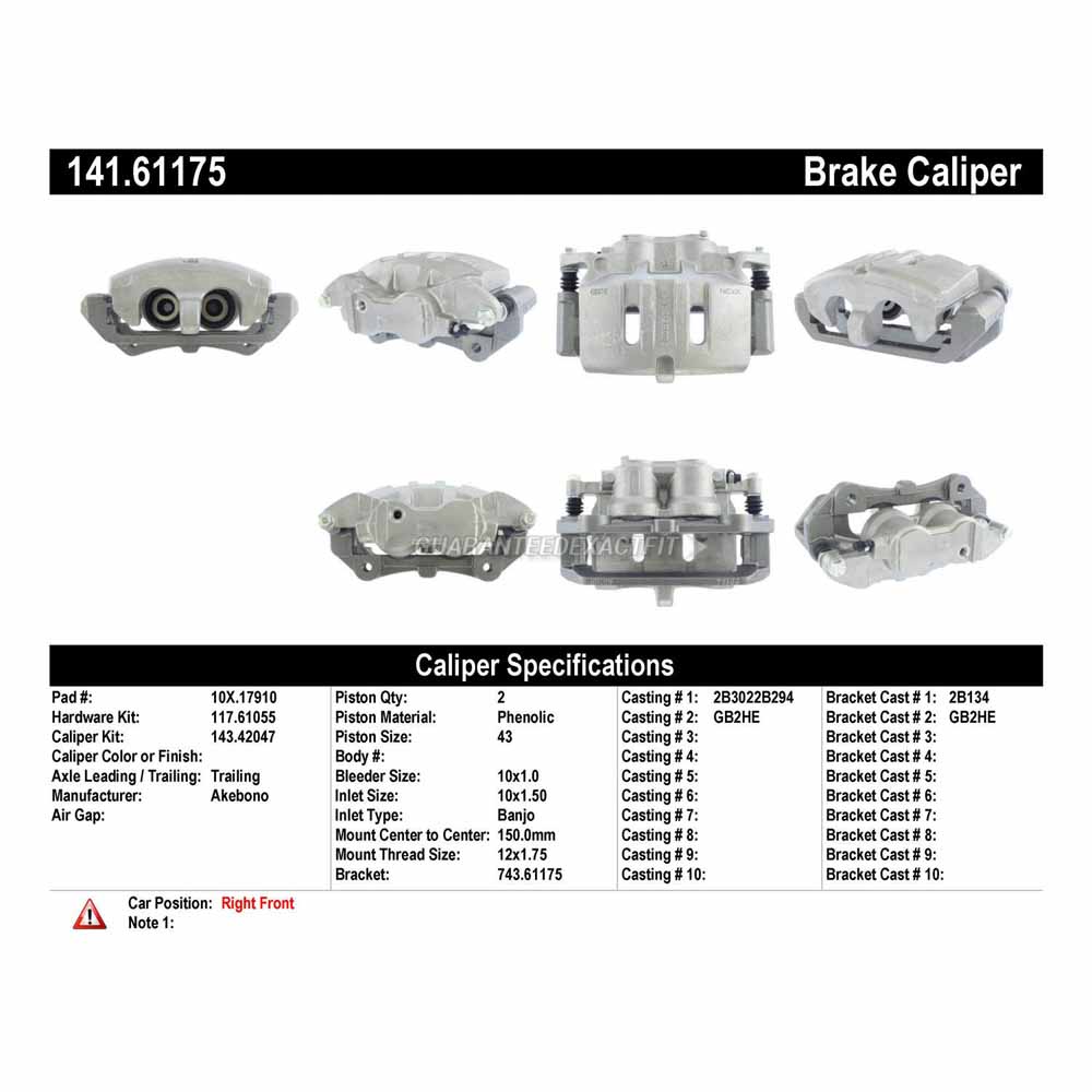 2017 Ford Mustang Brake Caliper