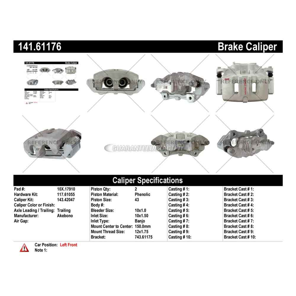 2017 Ford Mustang Brake Caliper