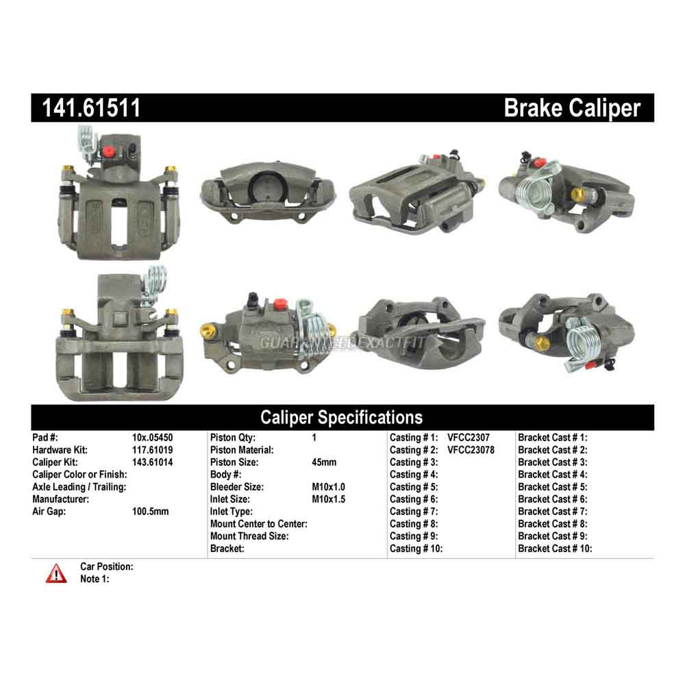 1992 Ford Thunderbird Brake Caliper