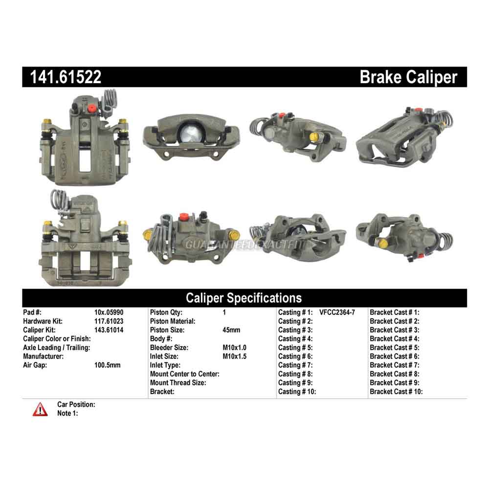 1994 Ford Thunderbird Brake Caliper