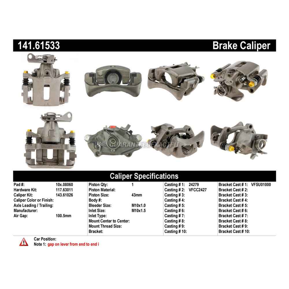 2003 Ford Thunderbird Brake Caliper