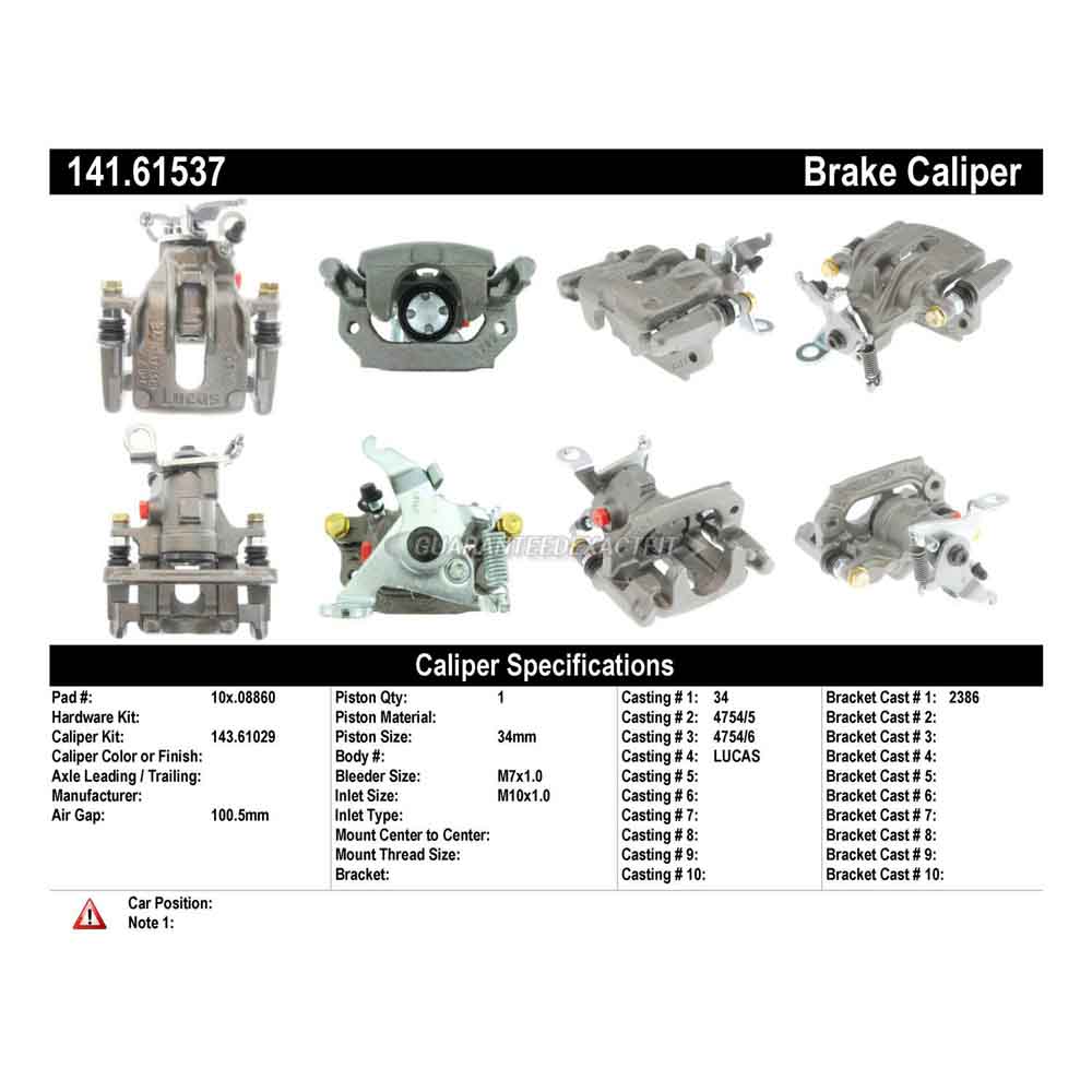 2003 Ford Focus Brake Caliper