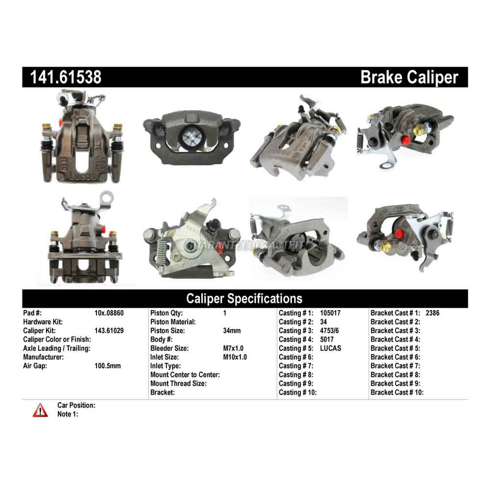 2003 Ford Focus Brake Caliper