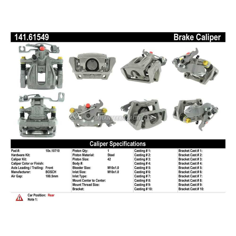 2009 Mercury Sable Brake Caliper