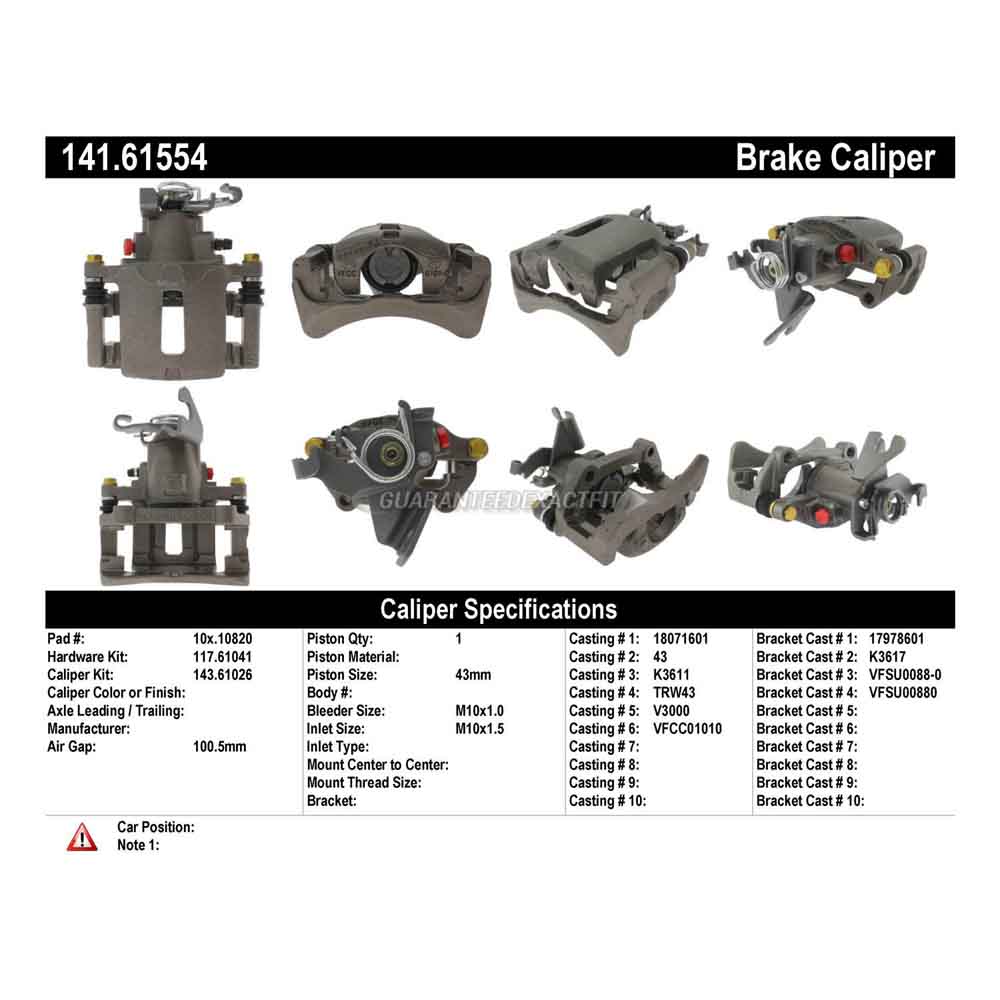 2011 Ford Mustang Brake Caliper