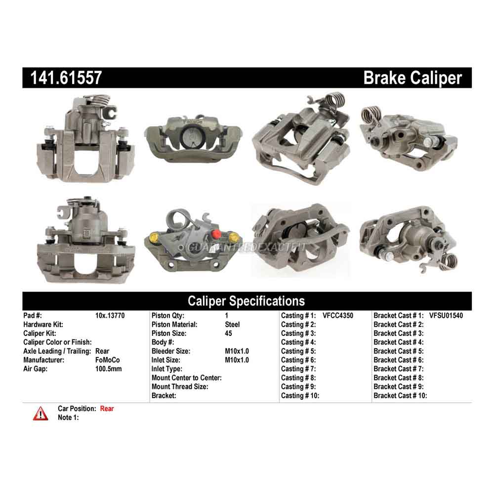 2013 Ford Flex Brake Caliper