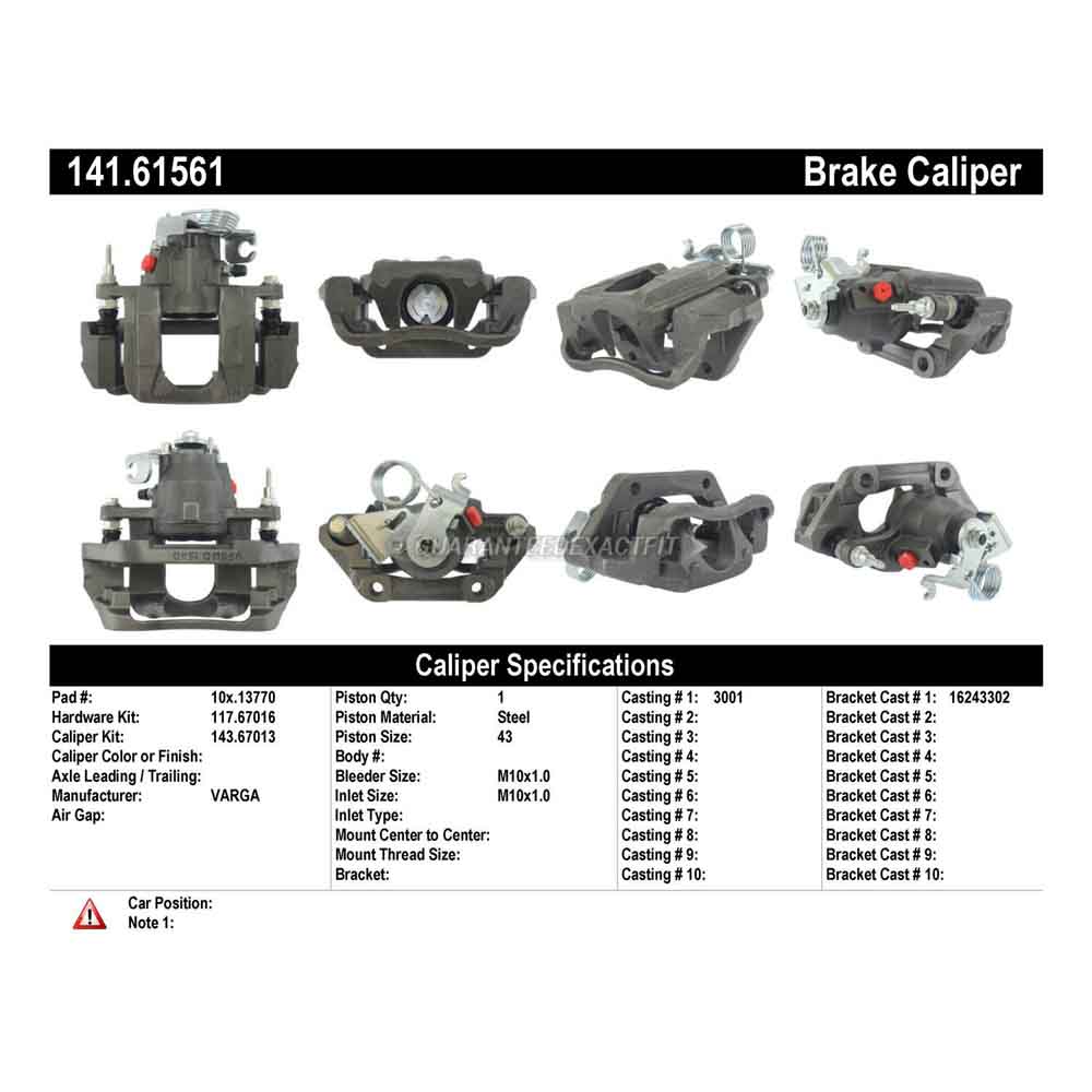2011 Ford Edge Brake Caliper