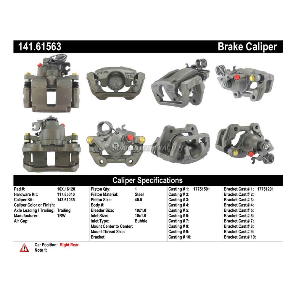 2016 Ford Explorer Brake Caliper