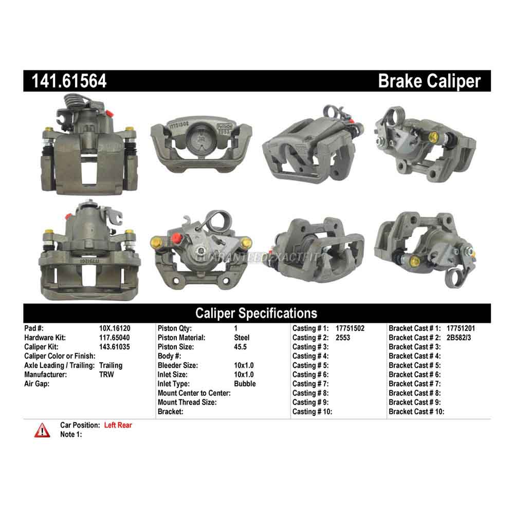 2016 Ford Explorer Brake Caliper