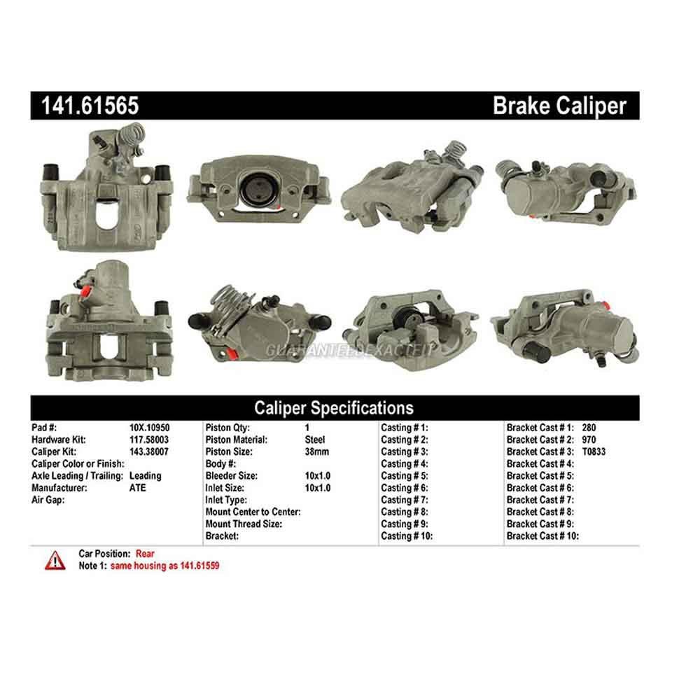 2016 Ford Escape Brake Caliper