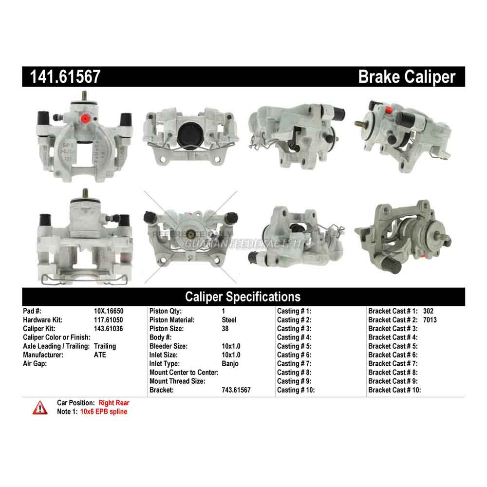 2019 Lincoln Continental Brake Caliper