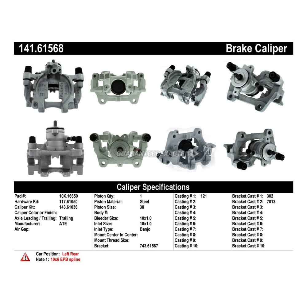 2017 Lincoln Continental Brake Caliper