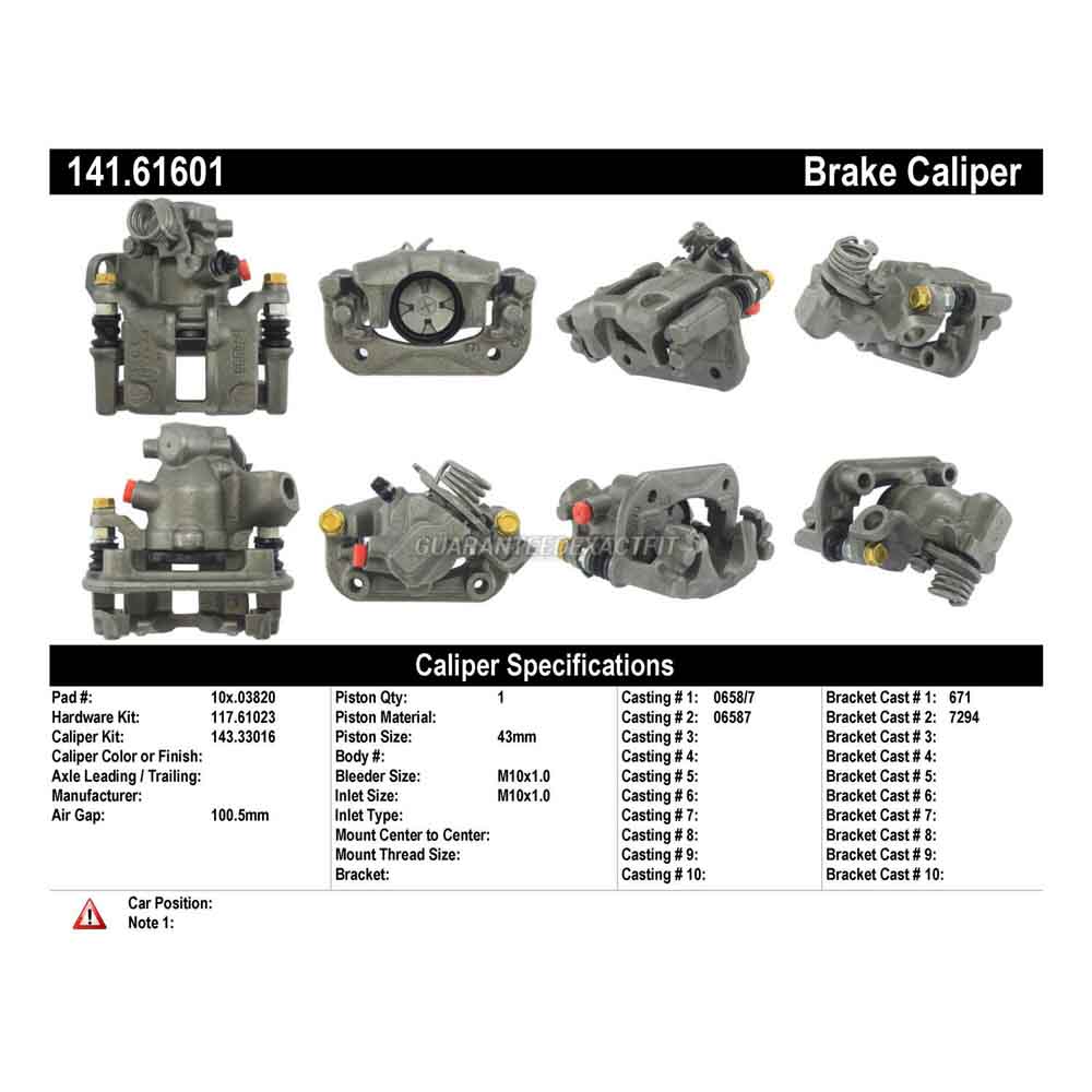1989 Merkur Scorpio Brake Caliper