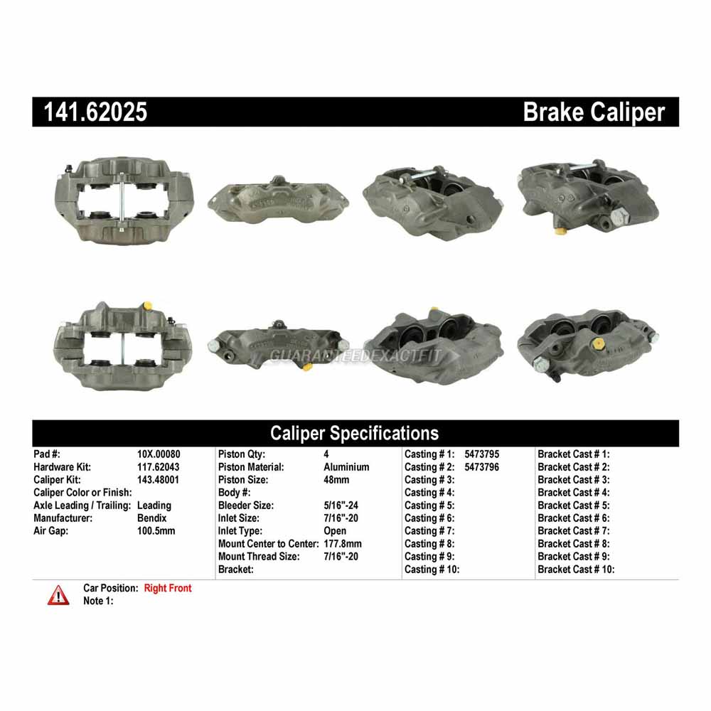 1982 Chevrolet Corvette Brake Caliper