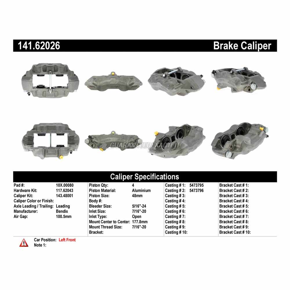 1982 Chevrolet Corvette Brake Caliper