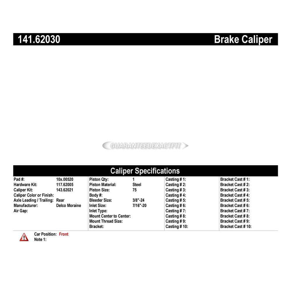 1970 Buick LeSabre Brake Caliper
