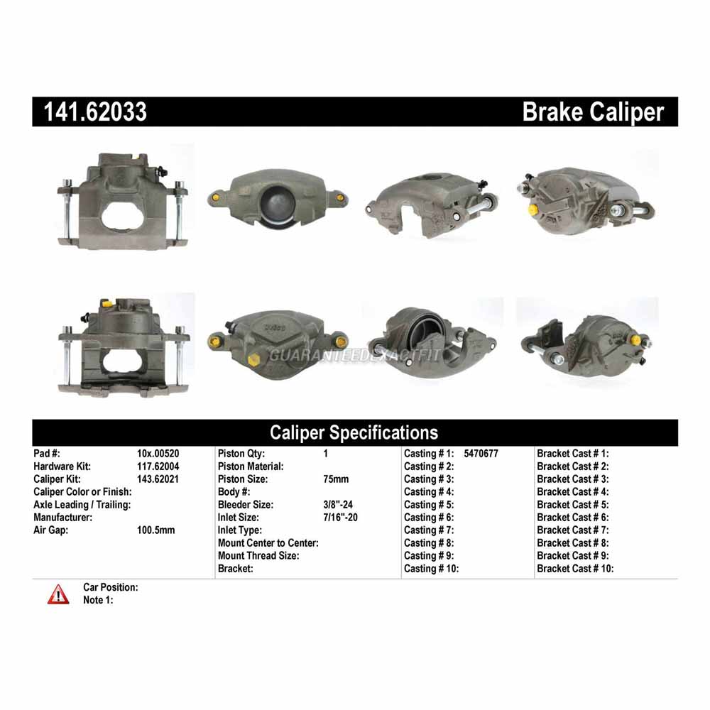 1973 Chevrolet Nova Brake Caliper