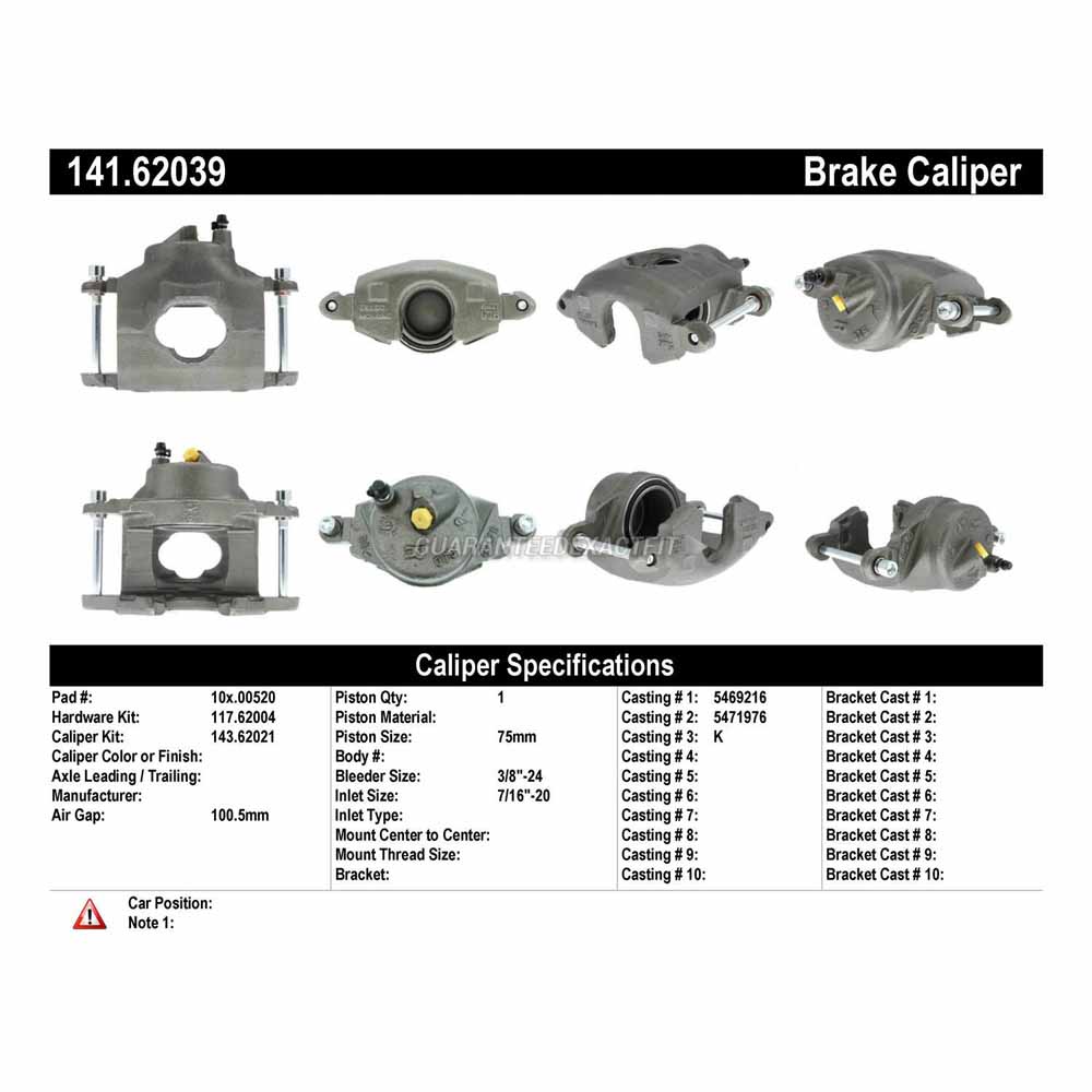 1978 Oldsmobile Toronado Brake Caliper