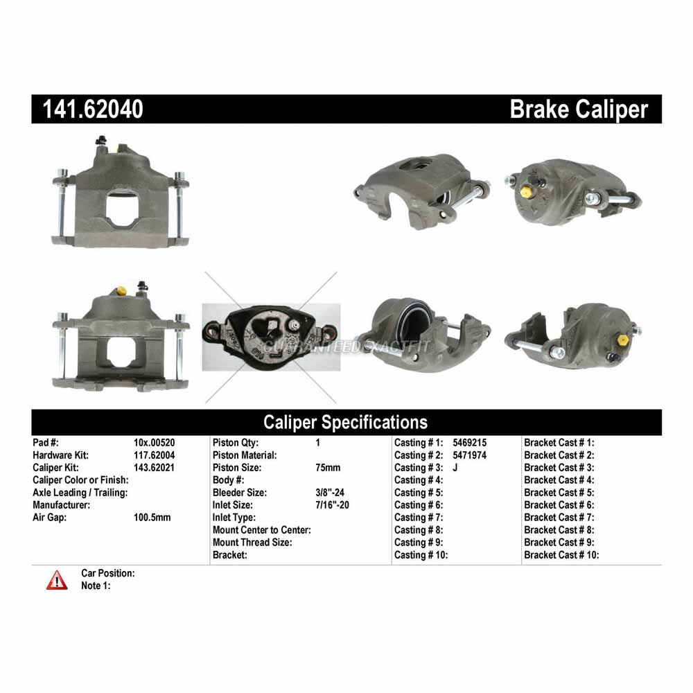 1976 Oldsmobile Toronado Brake Caliper