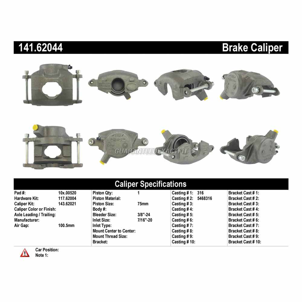 1969 Chevrolet Biscayne Brake Caliper