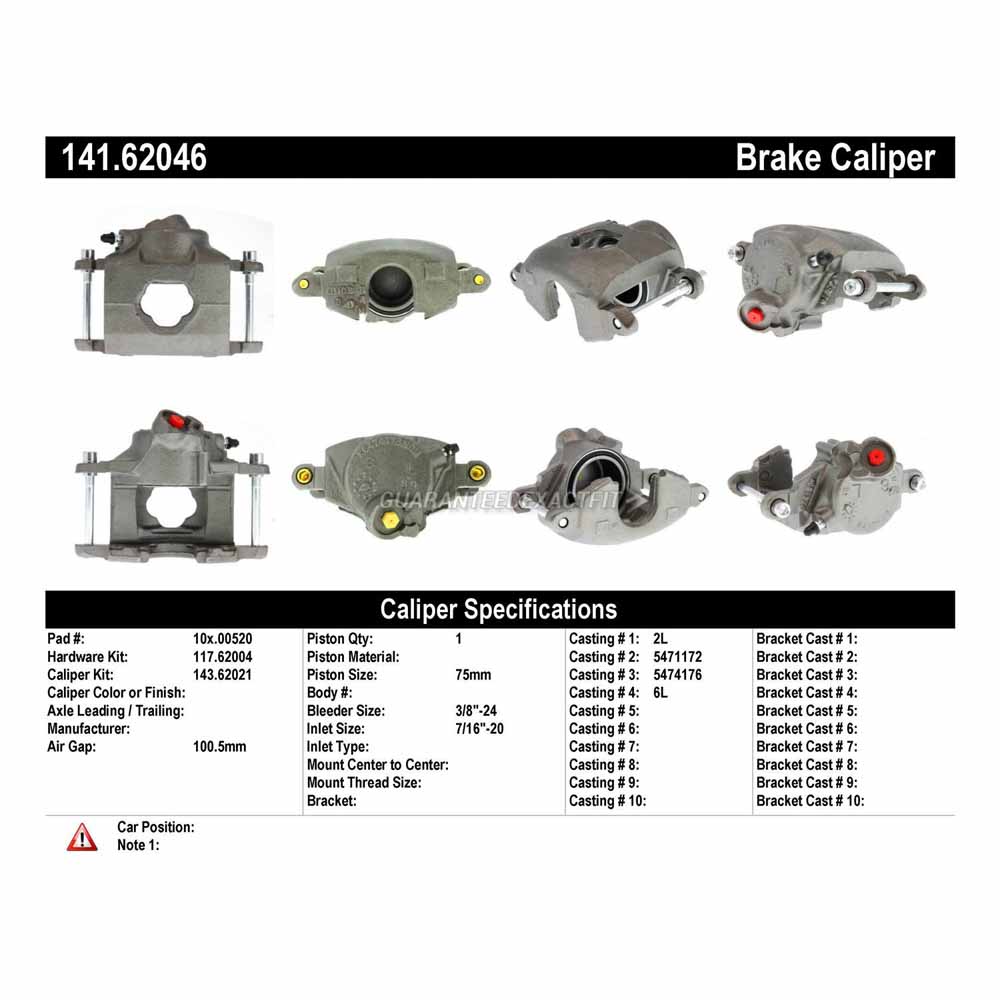 1973 Buick Centurion Brake Caliper