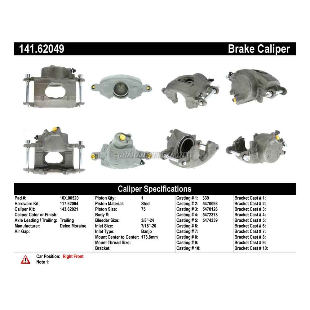 1976 Buick Skylark Brake Caliper
