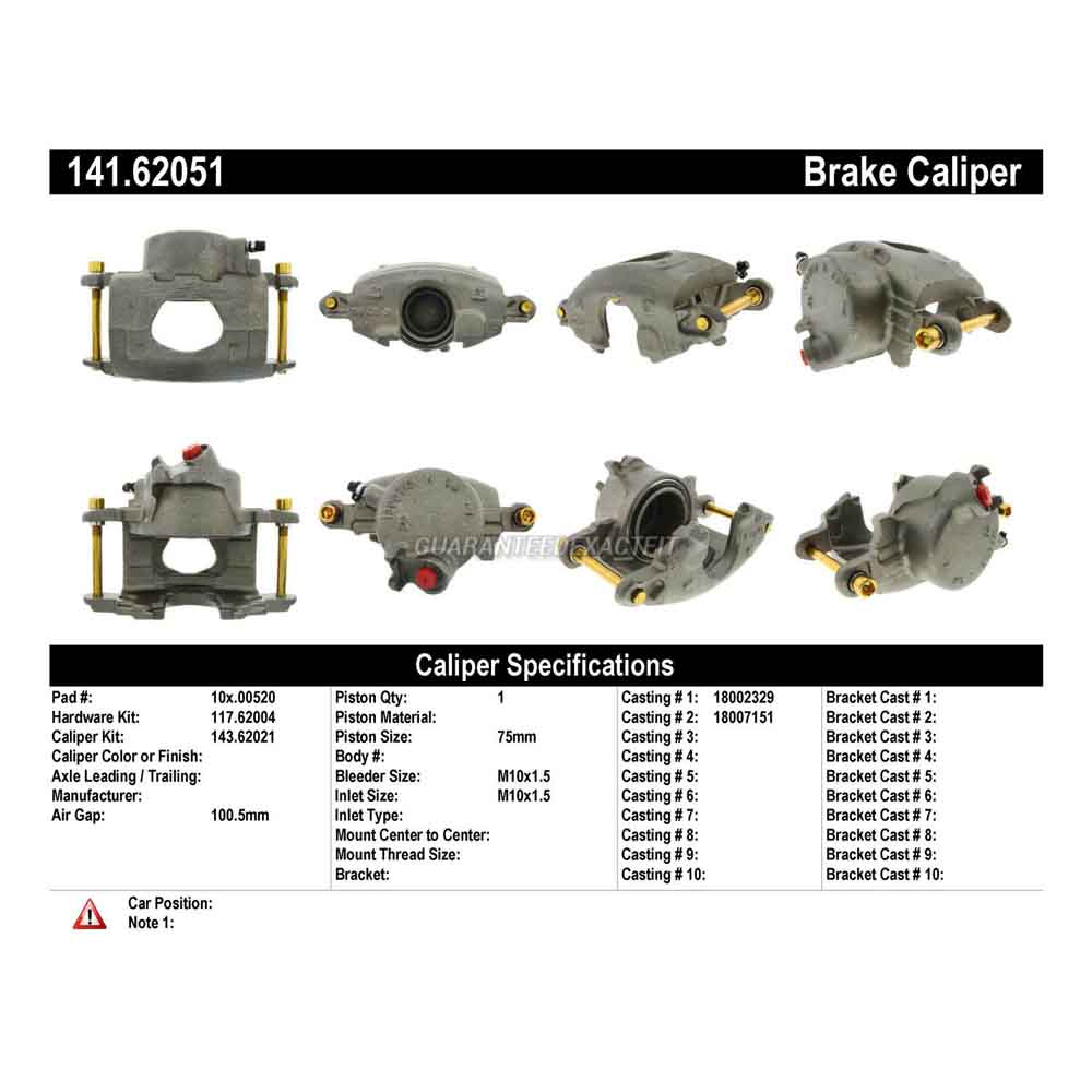 1982 Buick Electra Brake Caliper